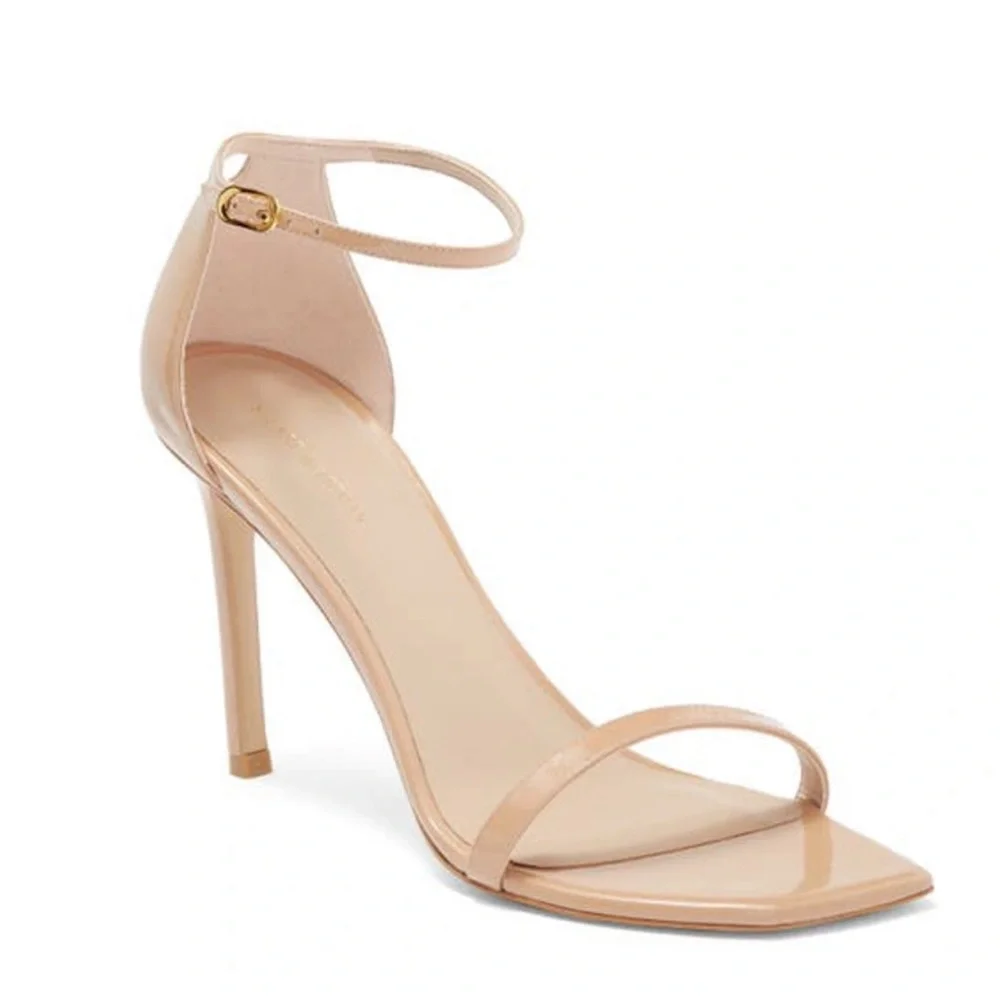 Stuart Weitzman Amelina 95 Ankle Strap Sandal - Picture 1 of 5